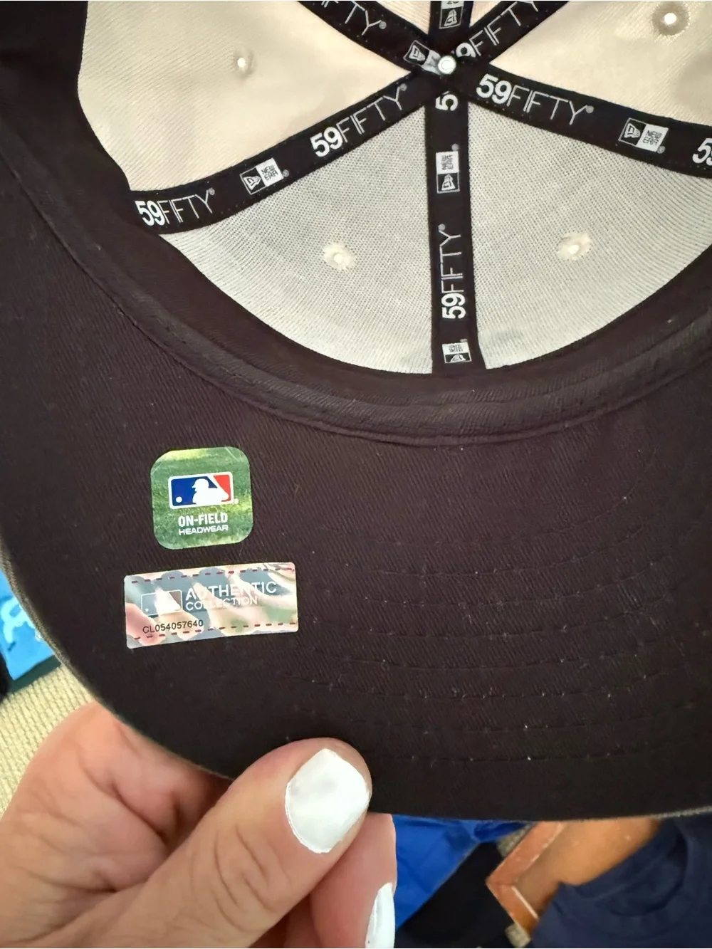 New Era Kids Camo Cap with Olive Brim